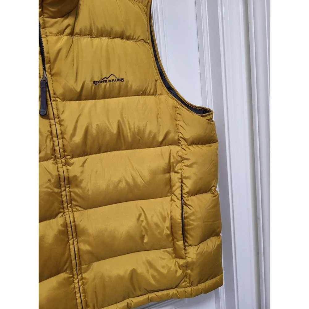 Eddie Bauer Premium Goose Down Full Zip Puffer Vest Unisex Sz 2X